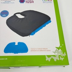 Nova Happy Tush Seat Cushion with Coccyx Cutout Gel Cell Car Office Chair Travel