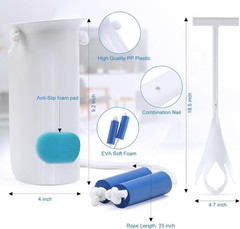 Ergonomic Sock Aid for Easy Wear: 4-Inch Tube Design for Seniors & Mobility Aids