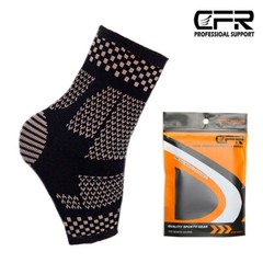 Copper Ankle Support Brace Compression Sleeve Foot Pain Relief Jogging Sprain HG