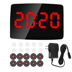 Wireless Calling System Caregiver Pager With 10 Nurse Alert Call Buttons 1