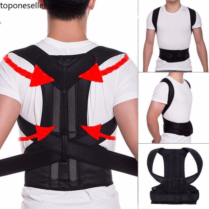 Adjustable Posture Corrector Back Shoulder Support Correct Brace Belt Men Women
