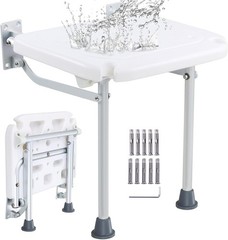 Durable Folding Shower Chair for Seniors & Pregnant Women – 500lbs Load Support