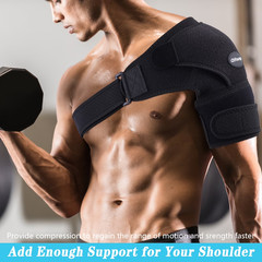 Shoulder Brace Support Compression Sleeve Torn Rotator Cuff Relief Joint AC Pain