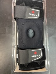 NEENCA Hinged Knee Brace L X-Strap ACL MCL Meniscus Support Black