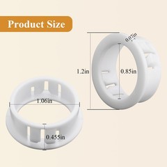 2 PCS SB1.09314 Shower Grab Bar Snap Bushing Fit 7/8 Inch Bar 1+1/8 Hole