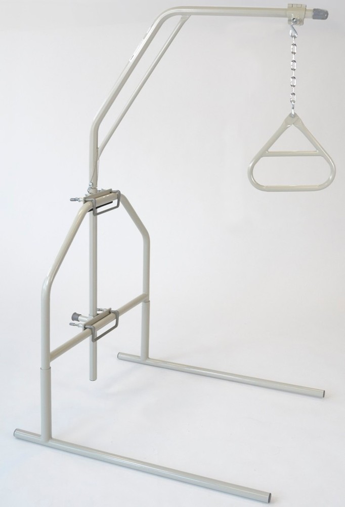 Invacare Bariatric Trapeze Bar, Triangle & Floor Stand 250lb Limit #7740P #7714P