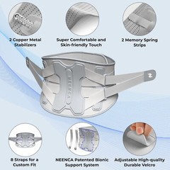 NEENCA Back Brace for Lower Back Pain Relief with Bionic Support System Lumba…