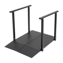 Wheelchair Ramp Home Step w/Handrails Doorways Stair Access Ramp 226.8kg/500lbs