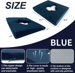 Gel Wheelchair Seat Cushion,Bed Sore Cushions for Butt, Memory Foam Hemorrhoid P