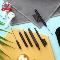 Mudder 7 Pieces Hearing Aid Amplifier Cleaning Tools, Earbuds/Headphones Cleaner