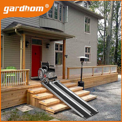1Pair 7FT Adjustable Wheelchair Ramp 84″ L X 7.4″ W Telescopic Ramps for Wheelch