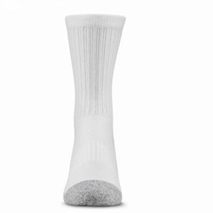 Dr. Comfort Shape to Fit Crew Length Socks Unisex White MEDIUM Lot Of 2 Pairs
