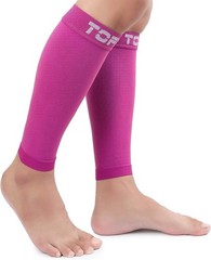Calf Compression Sleeve for Shin Splints 20-30mmHg – Stylish Rose Color