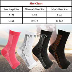 Sport Ankle Support Brace Elastic Compression Foot Plantar Fasciitis Heel Wrap