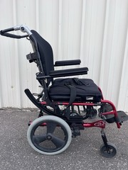 Quickie IRIS Tilt-In-Space Wheelchair Manual Transport JAY J3 Back & Cushion