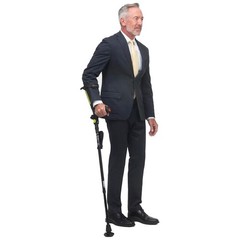 Ergobaum 7G Ergonomic Crutch/High Performance Perfect Cane- Single Unit