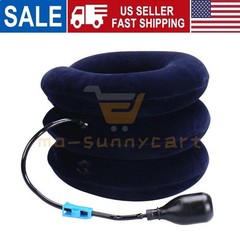 Cervical Neck Traction Device Collar Brace Support Pain Relief Stretcher Therapy