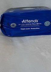 Attends Adult Incontinence Underwear Men L36”- 52”Ultimate Absorbency72 Ct Lot 4
