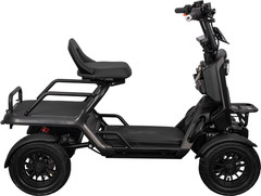 Heavy Duty 4-Wheel Electric Mobility Scooter for Adults with Cargo Platform 500W
