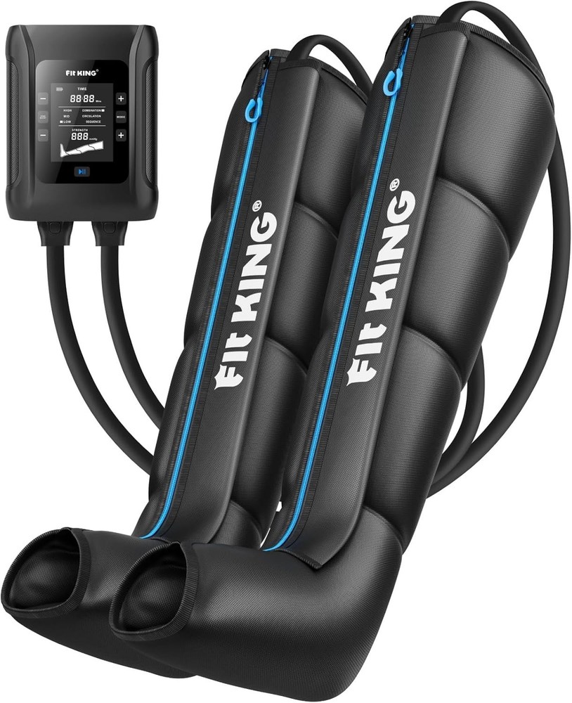 Fit King Professional Full-Leg Air Compression System, Muscle Pain Relief, Small