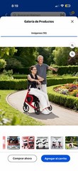 MaxKare Walker with 10Inch All-Terrain Wheels and 8-Level Adjustable Handles Red