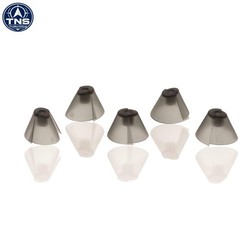 GN Resound Sure Fit Tulip Domes Pack of 5 Dark Gray BTE Hearing Aid Tips
