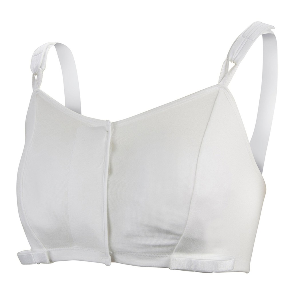 McKesson White Post-Surgical Bra 40 to 42 Inch Chest 40B / 38C / 36D Cup