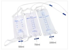 Urinary Drainage External Catheters Leg Bag 500ml 750ml 1000ml Urinary Leg Bag