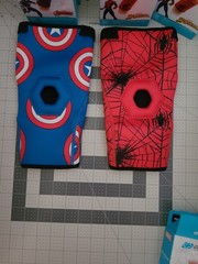 DonJoy Advantage Marvel Avengers & Spiderman Knee Sleeve YOUTH Lot 6 NEW READ