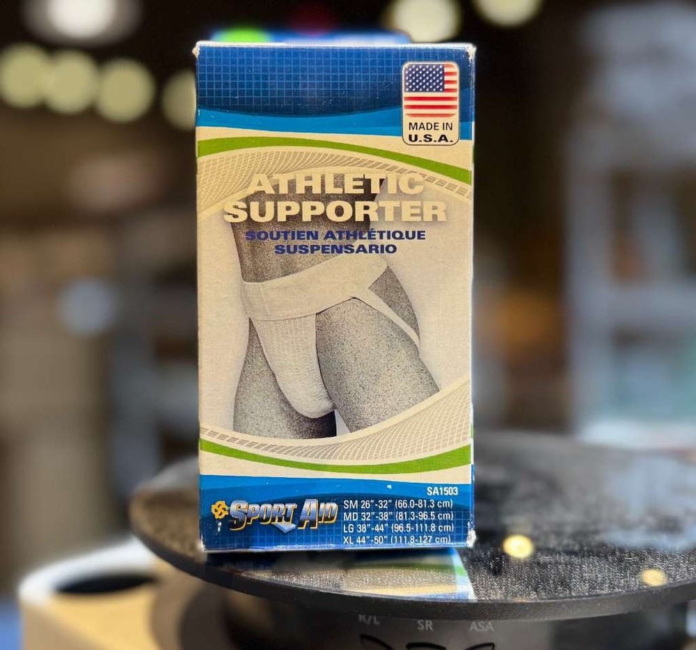 Sportaid Athletic Supporter White X-Large (Waist circum. 44-50″)