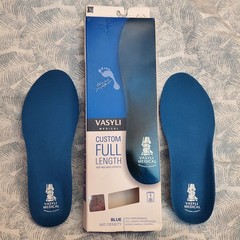 VASYLI Orthotic Insoles X-SMALL Men 3.5 – 5 / Women 4.5 – 6 Or Youth Full Length