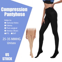Elastic Pressure Pantyhose Support Compression Leggings Slimming Stockings US