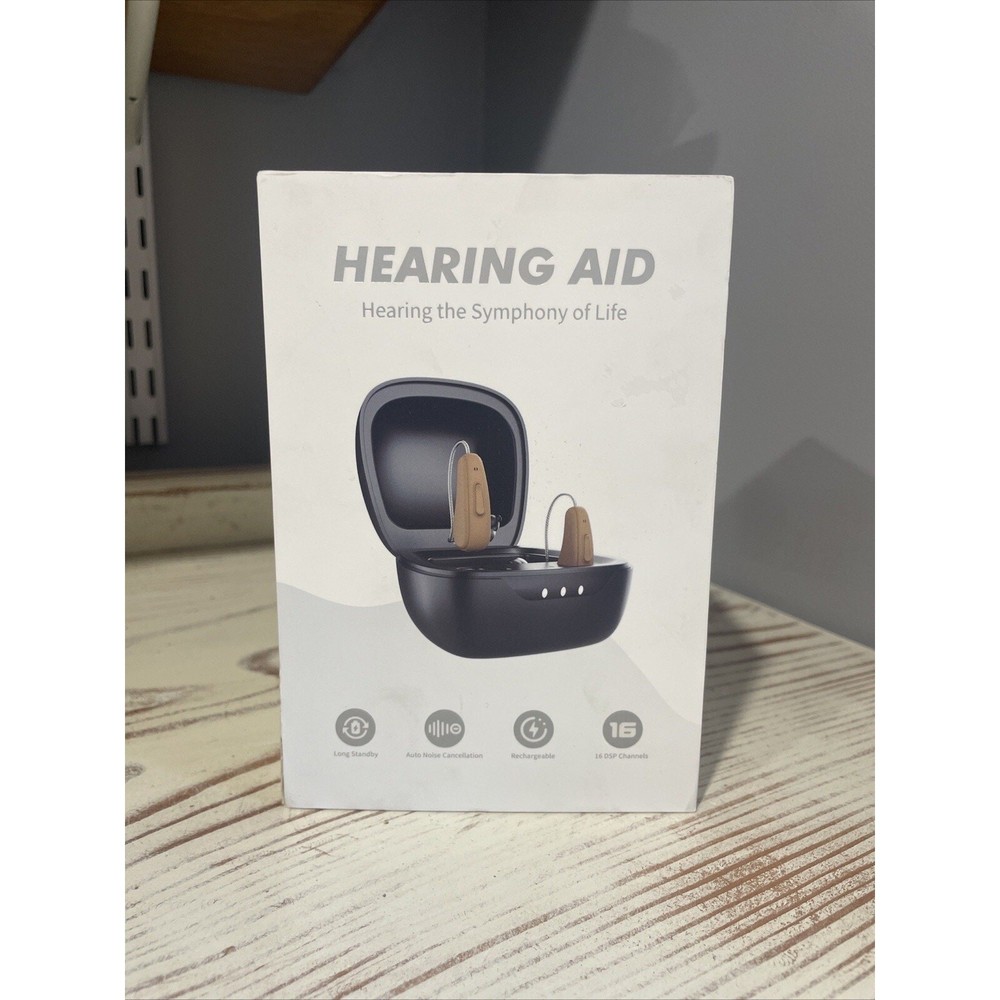 Hearing Aids Rechargeable with Noise Cancelling, Hearing Amplifier with 5 Levels