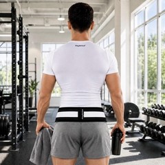PlayActive Sacroiliac SI Joint REGULAR (Hip Size 32-47 inch), Black & White