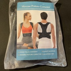 Mercase Posture Corrector with Adjustable Back Support – Medium (Pack of 1)
