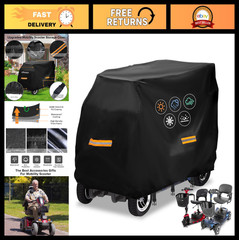 Waterproof 420D Mobility Scooter Cover for 3-4 Wheel Scooters L49x23x39in – Dura