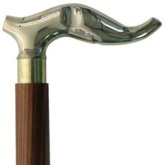 Sheesham Wood Walking Cane | Brass Elephant Head Grip Gentlemen’s Mobility Stick