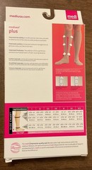 Mediven Plus Compression Stockings Open Toe Calf Socks 20-30 mmHg Beige Size IV