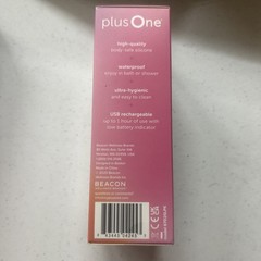 PLUS ONE VIBRATING BULLET SOFT TOUCH MASSAGER 10 SETTINGS NEVER OPENED