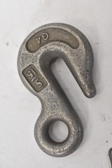 Lot of 2 Carbon Steel Eye Grab Hooks 5/16″ Marine Use G4 Replacements Units