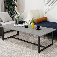 Juissano Farmhouse Coffee Table Rectangular Center Table For Living Room Table