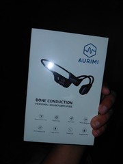 AURIMI Digital BTE Hearing Amplifier IP67 Black Noise Reduction Magnetic Charge