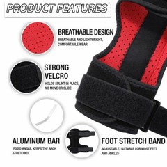 Foot Drop Support Ankle Brace Orthosis Plantar Fasciitis Night Splint Correction