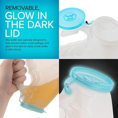 32 Oz Durable Male Urinal Set with Glow in the Dark Lid – Perfect for Travel