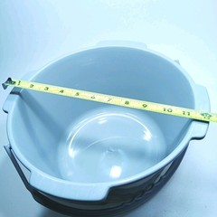 3 Piece Commode Chair Bucket 7.5 Quart With Plastic Handle And Cover 1 Ct