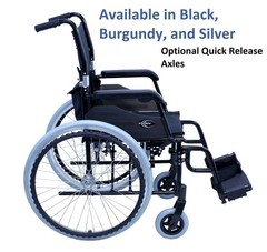 Karman 24 pounds LT-980 Ultra Lightweight Wheelchair Black Gen 1