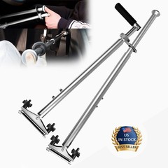 Handicap Driving Hand Controls Universal Portable for Disabled Drivers Silver