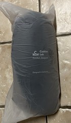 NEW Cushion Lab Lumbar Pillow Back Support Cushion Office Chair Car Black Strap