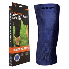 Incrediwear Knee Sleeve for Pain Relief, Swelling, Circulation, Navy XXX~Large