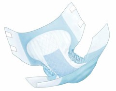 Wings Adult Incontinent Brief Tab Closure Large 45 – 58in -Case of 72